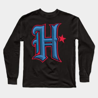 Houston Texans Fanatics Branded Secondary Logo - Abeno Comics #16 Long Sleeve T-Shirt
